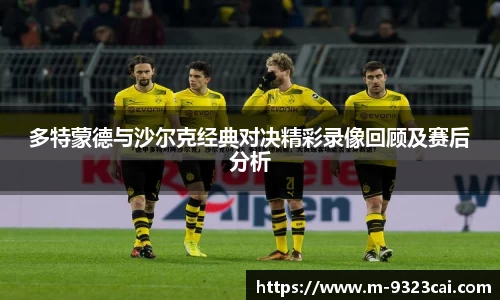 多特蒙德与沙尔克经典对决精彩录像回顾及赛后分析